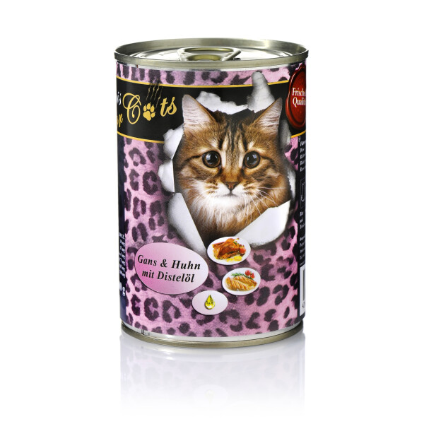 O´Canis for Cats Gans & Huhn mit Distelöl 400g.