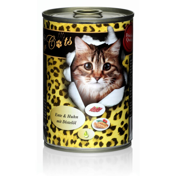 O´Canis for Cats Ente & Huhn mit Distelöl 400g.