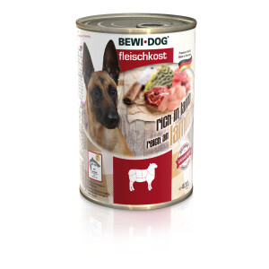Bewi Dog Fleischkost reich an Lamm 400g.