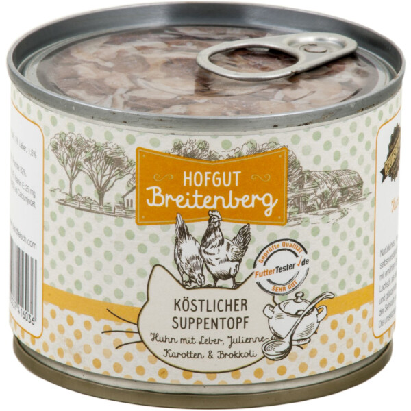 Hofgut Breitenberg Cat köstlicher Suppentopf 180g.