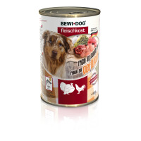 Bewi Dog Fleischkost reich an Geflügel 6 x 400g.