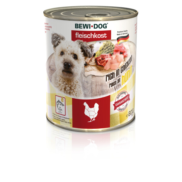 Bewi Dog Fleischkost reich an Huhn 6 x 800g.