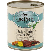 Dr. Alder Landfleisch pur Rinderherz & Reis 800g.