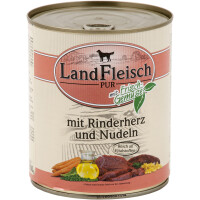 Dr. Alder Landfleisch pur Rinderherz & Nudeln 800g.