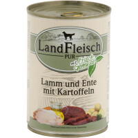 Dr. Alder Landfleisch pur Lamm, Ente & Kartoffeln 12 x 400g.