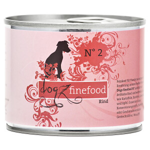 Dogz Finefood Nr. 2 Rind 200g.