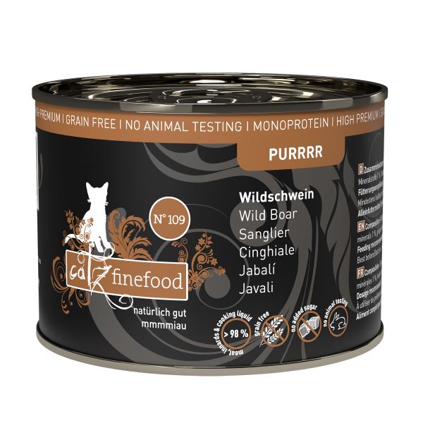 Catz Finefood Purrrr No. 109 Wildschwein 200g.