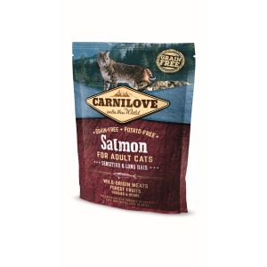 Carnilove Adult Sensitive & Long Hair Salmon 400g.