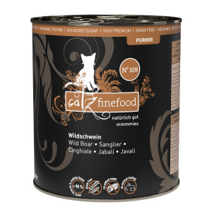 Catz Finefood Purrrr No. 109 Wildschwein 800g.  MHD 09/2024