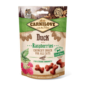 Carnilove Cat Crunchy Snack Duck with Raspberries 50g.