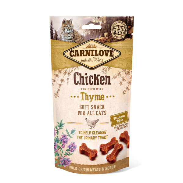 Carnilove Cat SOFT Snack Chicken with Thyme 50g.