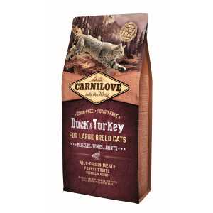 Carnilove Adult Large Breed Duck & Turkey 6kg.