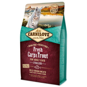 Carnilove Adult Fresh Carp & Trout sterilised 400g.
