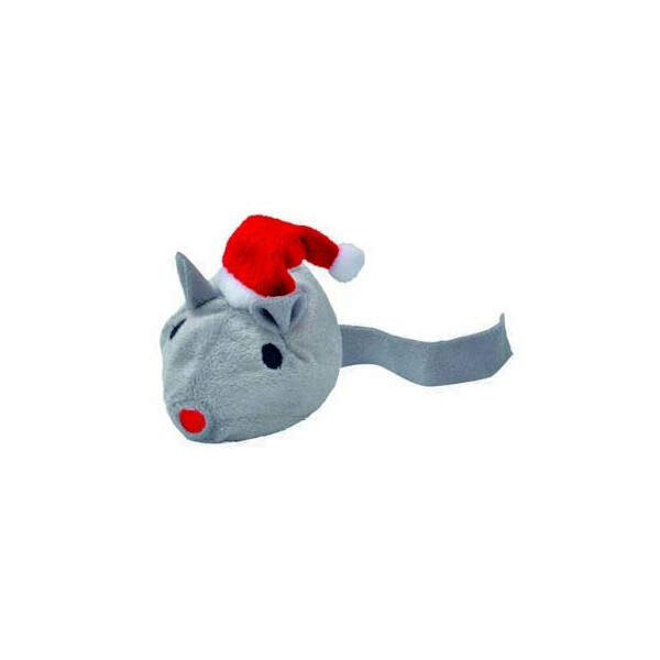 Weihnachts-Maus Katzenspielkissen