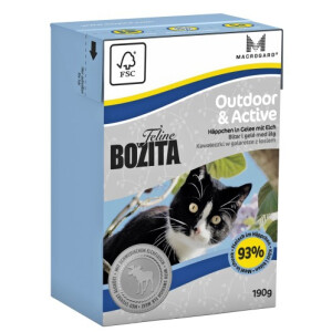 Bozita Cat Feline Outdoor & Active 190g. Tetra