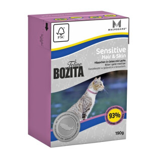 Bozita Cat Feline Sensitive Hair & Skin 190g.