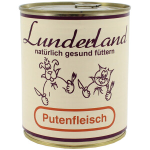 Lunderland Dosenfleisch Putenfleisch 800g.