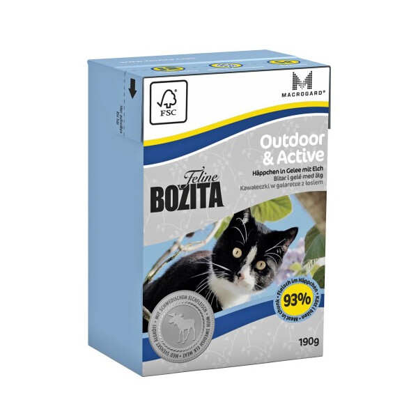 Bozita Cat Feline Outdoor & Active 16 x 190g.