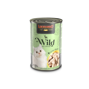 Leonardo Cat mit Wild + extra Filet 400g.