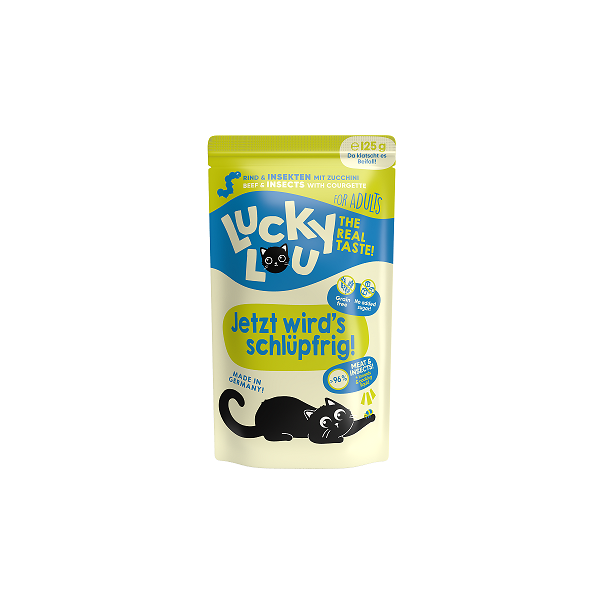 Lucky Lou Lifestage Adult Rind & Insekten 16 x 125g.
