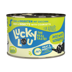 Lucky Lou Lifestage Adult Rind & Insekten 200g.-Dose