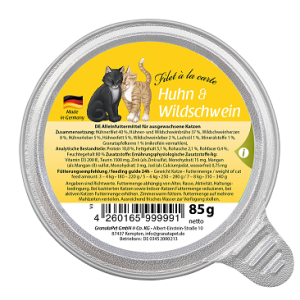 GranataPet Filet á la carte Huhn & Wildschwein...